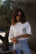 Symmetrical Lattice Pocket Tee
