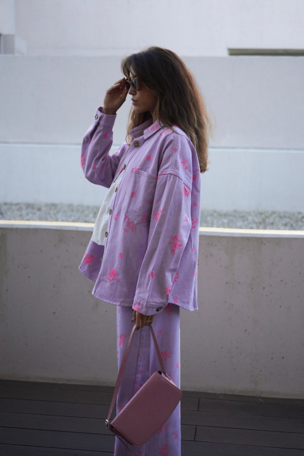 Lavender Denim Set