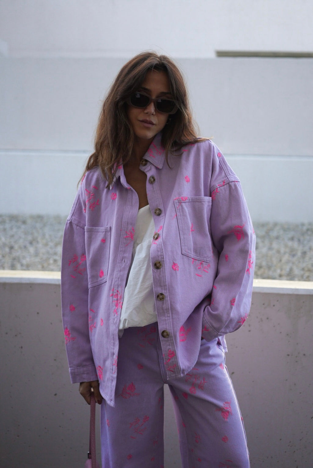 Lavender Denim Set