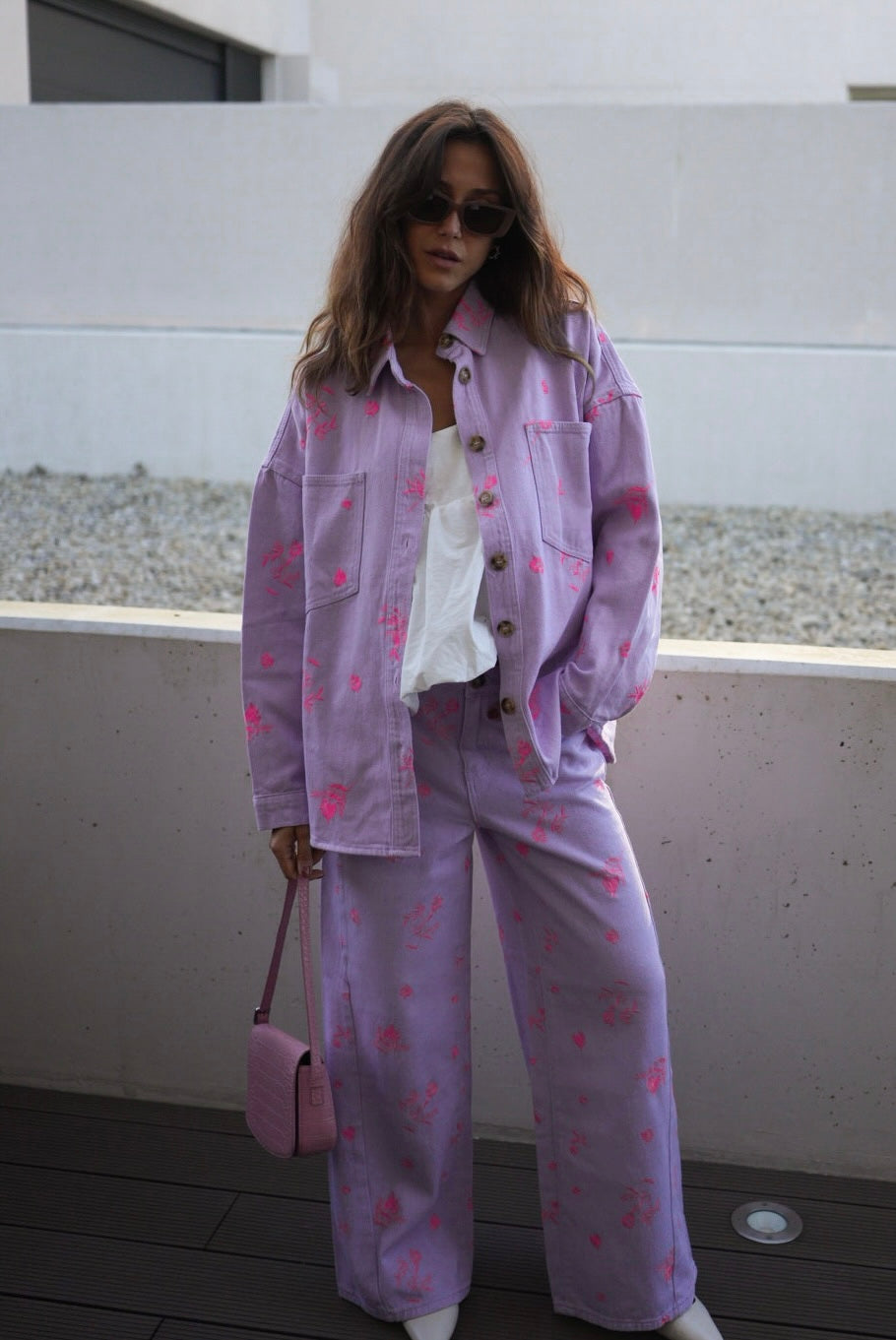 Lavender Denim Set