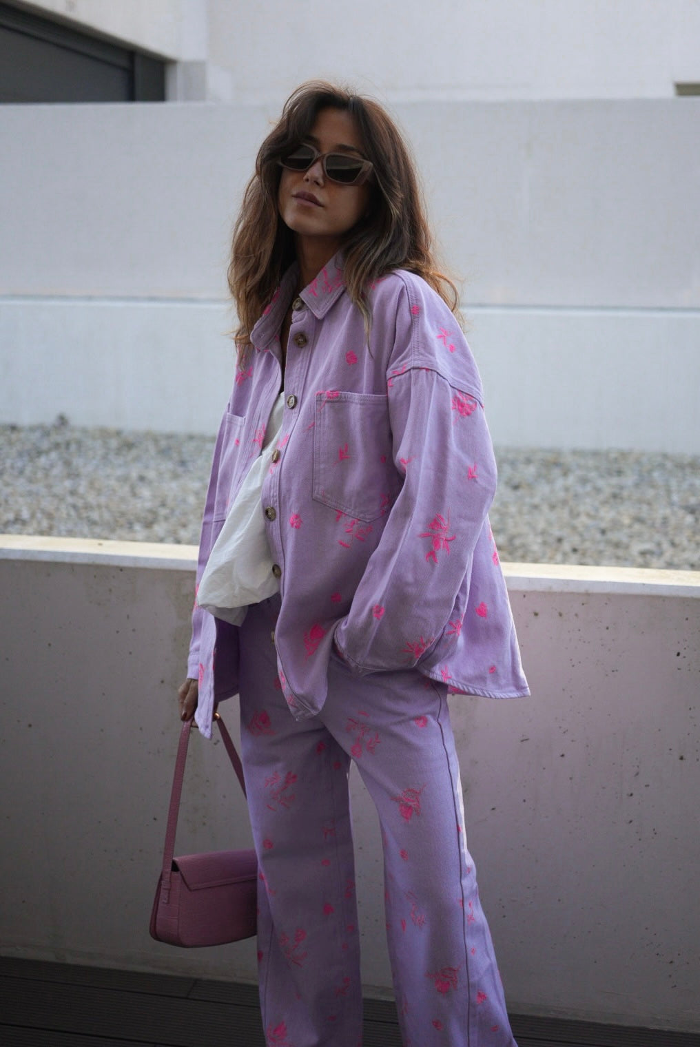Lavender Denim Set