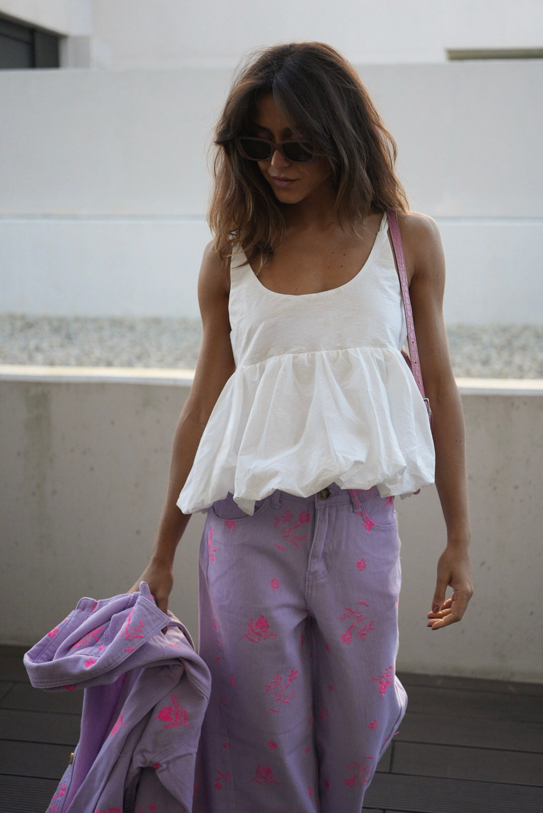 Peplum Bubble Top