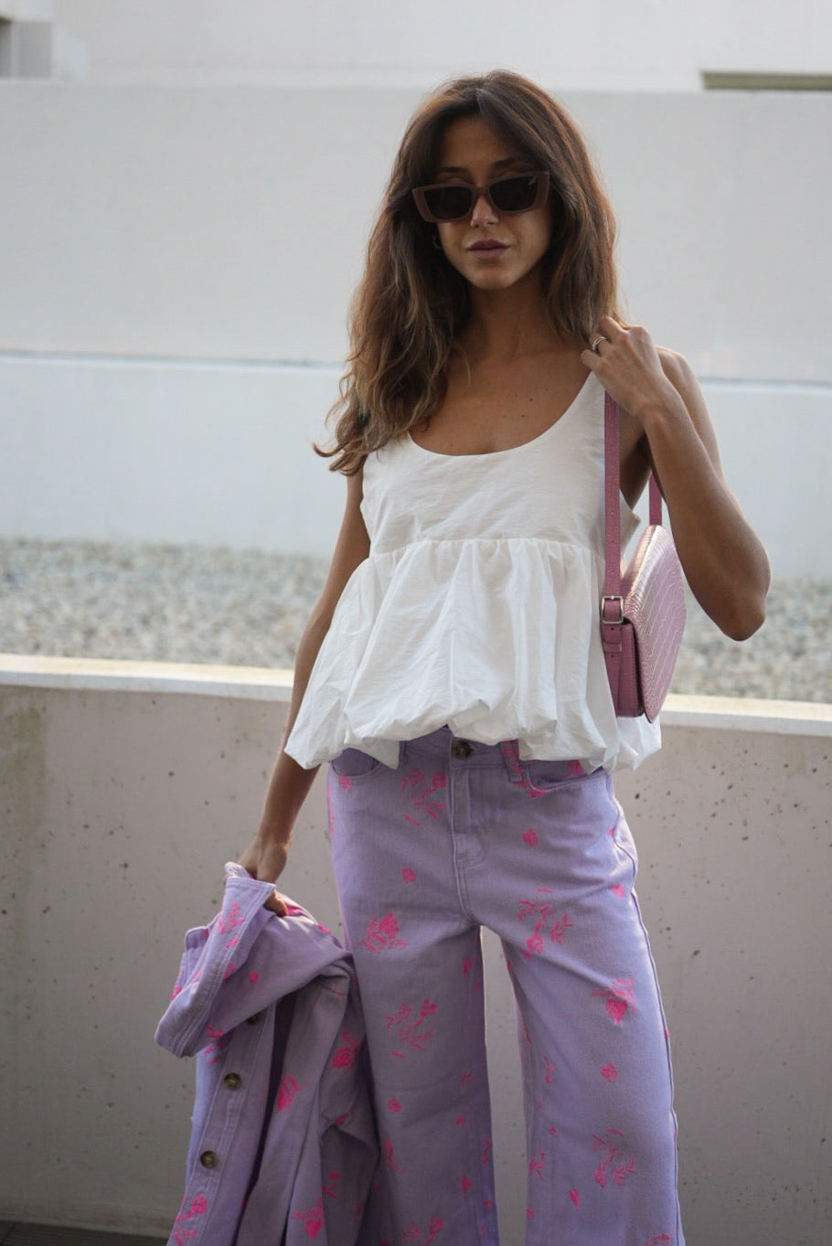 Peplum Bubble Top